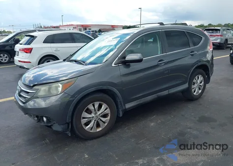 2012 Honda Cr-V Ex-L from USA, damaged, VIN 2HKRM4H78CH607775